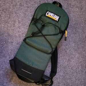 CamelBak Forest Green and Black Backpack.